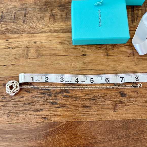 🌹 Tiffany & Co.🌹 Celtic Knot Flower Woven Round Large Necklace - Picture 7 of 8